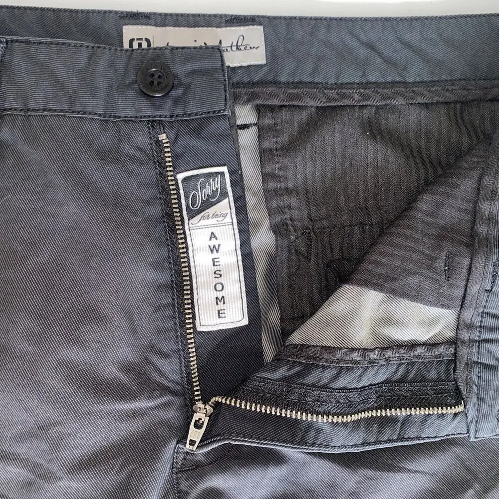 Travis Mathew Golf Short Men’s Size 34 Dark Gray Stretch